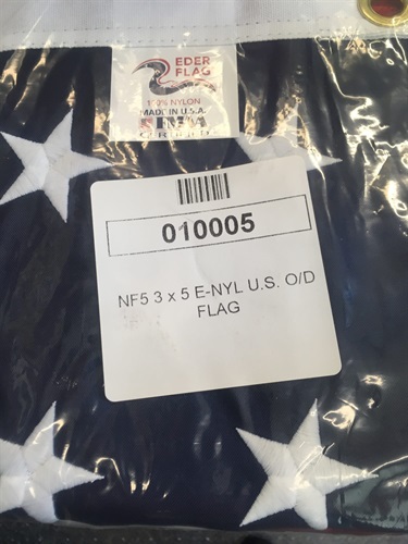 American Flags, 3'x5' all weather ($21)