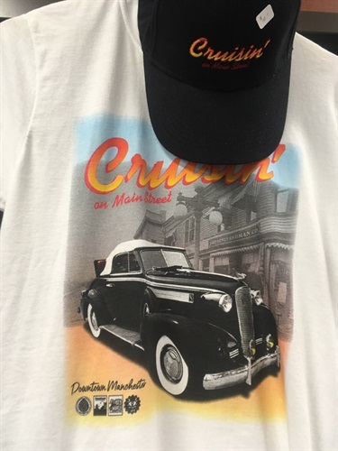 Cruisin' on Main Tshirts 2019 ($5) & hats ($10)