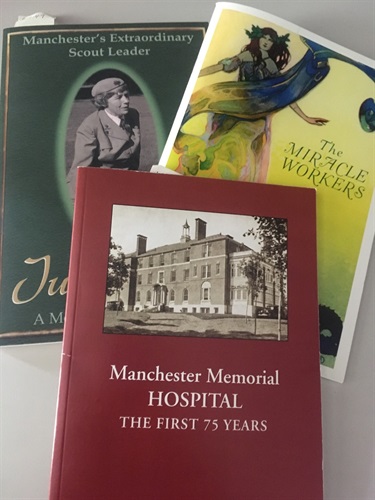 Historical Society Books: Historical Walking Tour - East Cemetery, Self Guide ($3);  Old Manchester Picture Book ($33); Manchester Green Picture Book ($28); The Storytellers, Old Manchester II ($15); From Warsaw to Manchester ($4) and many more!