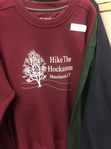 Hockanum River Sweatshirts ($20) (sz. S-XL in maroon, forest green or navy blue)
