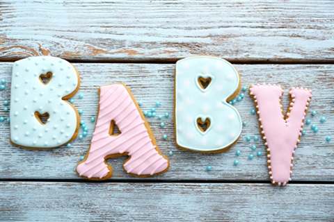 cookies that spell out baby