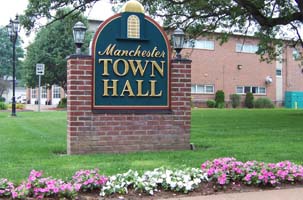 Town Hall sign