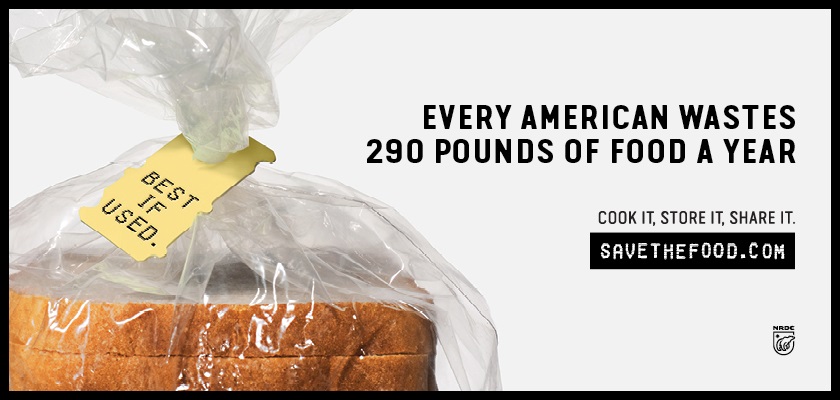 The average American wastes 290 pounds of food a year.