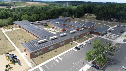 Solar panels on Verplank Elementary