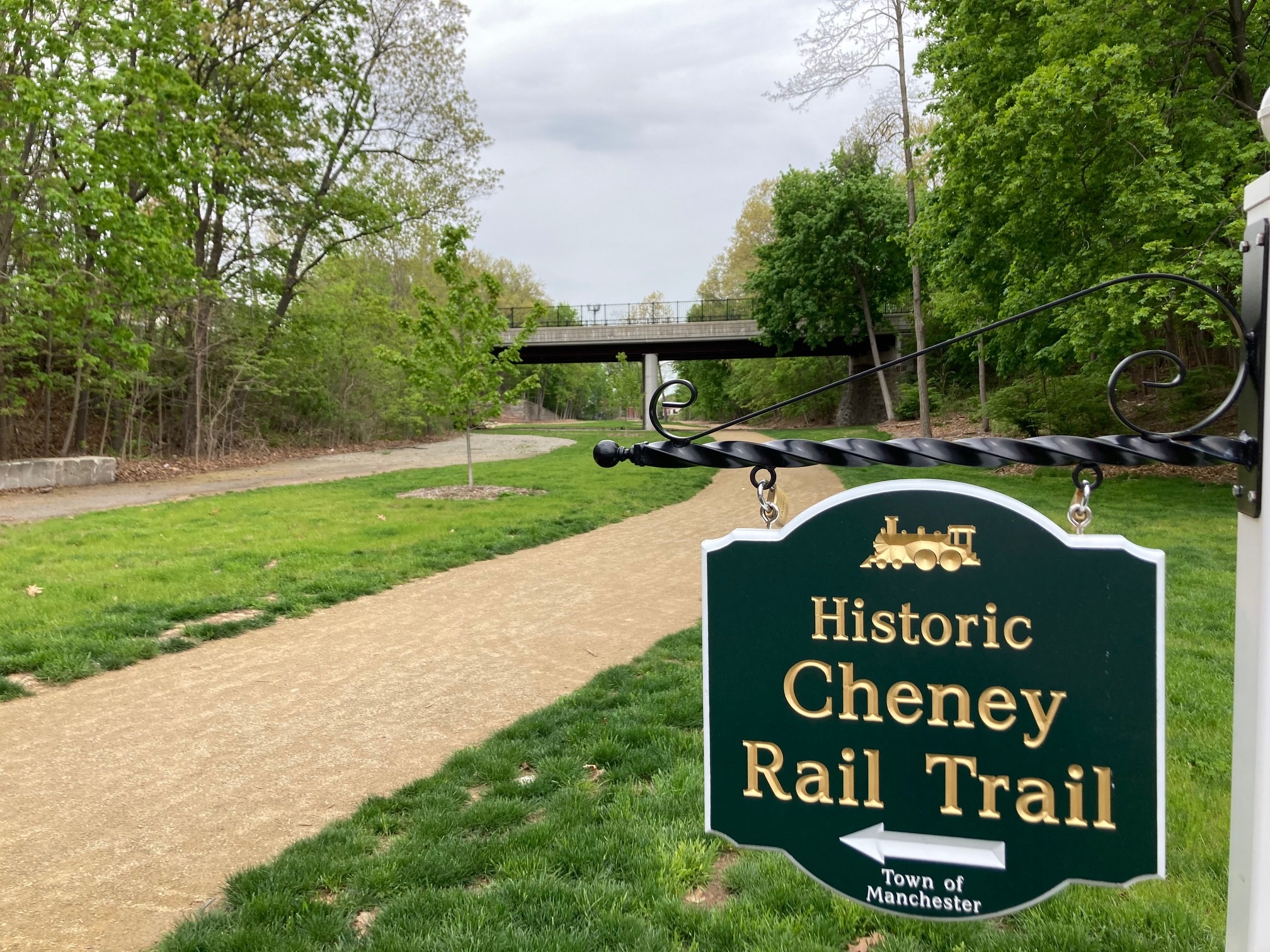Cheney Rail Trail Entrance Sign